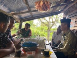 Camat Sungai Tarab beserta Danramil Dampingi Tim Survey Semen Padang di Nagari Koto Tuo