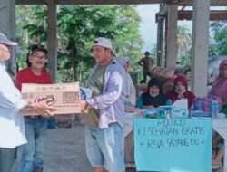 Ir.Anton Budiman Perantau Tepi Selo Berikan Bantuan untuk Korban Banjir Lahar Dingin di Tanah Datar