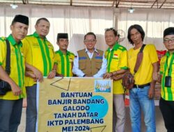 IKTD P Palembang Donasikan Rp.220 Juta untuk Korban Bencana Galodo di Tanah Datar