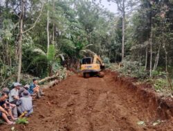 TMMD di Nagari Koto Tuo Buka Jalan Baru, Pekerjaan Sudah 71 Persen