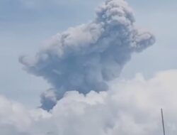 Hari Ini Gunung Marapi Meletus Lagi, Kolom Abu Teramati Setinggi 1000M