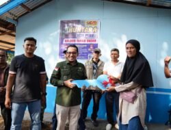 Dua Unit Rumah Huntara Bantuan Alumni SMA 1 Batusangkar bersama SCM Diserahkan kepada Korban Galodo di Rambatan