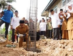 Bupati Tanah Datar Letakkan Batu Pertama Pembangunan Mesjid Nikmatullah di Nagari Batu Bulek