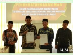 Pascasarjana UIN Batusangkar Tandatangani MoA dengan IAIN Langsa, Aceh