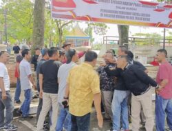 Polres Tanah Datar Gelar Peragaan Sispam Kota Untuk Pengamanan Pilkada Serentak