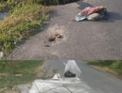 Jalan Koto Gadih ke Gurun  Terban, Pengendara Diminta Berhati Hati