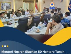 Mentri Nusron Siapkan 50 Hektar Tanah untuk Relokasi Korban Erupsi Gunung Lewotobi Laki Laki di NTT