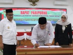Usulan Pembentukan Perda Disetujui oleh DPRD Tanah Datar Melalui Rapat Paripurna