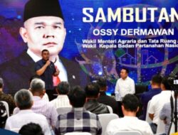 Kunjungi Kantah Kabupaten Gresik, Wamen Ossy Tekankan Soal Pertanahan yang Adil, Merata dan Berkesinambungan dengan Ekonomi