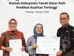 Hebat, Kantor BPN Tanah Datar Raih Predikat Kinerja Tertinggi dari Ombudsman RI Perwakilan Sumbar