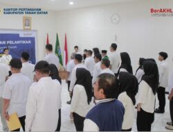 Sukseskan Program PTSL, Kepala Kantor Pertanahan Kabupaten Tanah Datar Lantik Panitia Pelaksana