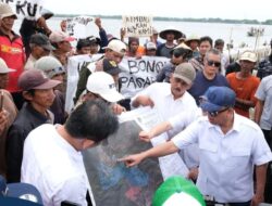 Tinjau Lokasi Terindikasi Manipulasi Data di Kawasan Pagar Laut Bekasi, Mentri Nusron akan Tindak Tegas Pelaku