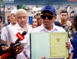 Turun Langsung ke Lokasi Penggusuran Klaster di Kabupaten Bekasi, Mentri Nusron Tegaskan Kehadiran Negara