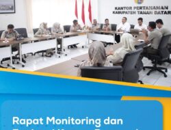 Kepala Kantor Pertanahan Tanah Datar Pimpin Rapat Evaluasi, Tekankan Percepatan Program Strategis