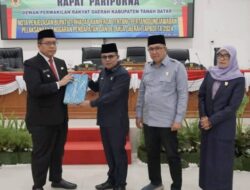 DPRD Tanah Datar Gelar Paripurna Penyampaian Ranperda Pertanggung Jawaban APBD th 2024