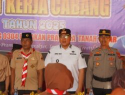 Wabup Tanah Datar Ahmad Fadly Hadiri Rakercab Pramuka Kwarcab 0304 di Bukit Gombak