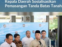 Cegah Sengketa Pertanahan, Menteri Nusron Ajak Kepala Daerah Sosialisasikan Pemasangan Tanda Batas Tanah