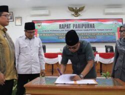 DPRD Tanah Datar Gelar Paripurna dan Sepakati Propemperda th 2025