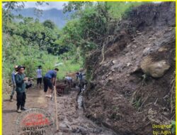 Wali Nagari Sungai Jambu Koordinir Goro Atasi Akses Jalan Nagari Akibat Tanah Longsor