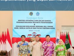 Saksikan MoU Antara Kanwil BPN Provinsi Sulut dengan Lembaga Keagamaan, Menteri Nusron Tekankan Implementasi yang Cepat dan Konkret