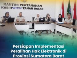 Menuju Digitalisasi Layanan Pertanahan: Kantor Pertanahan Tanah Datar Ikuti Persiapan Implementasi Peralihan Hak Elektronik
