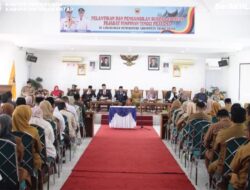 Kepala Kantor Pertanahan Tanah Datar Hadiri Pelantikan Sekda dan Beberapa Pejabat Eselon II Pemkab Tanah Datar
