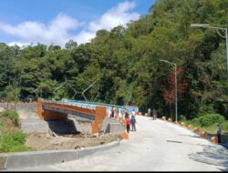 Jembatan Lubuk Mata Kucing di Nagari Singgalang Selesai Dibangun