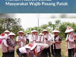 Di Momen Pencanangan GEMAPATAS 2025, Menteri Nusron: Semua Masyarakat Wajib Pasang Patok