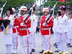 Upacara Peringatan HUT Kemerdekaan RI ke 80 Di Tanah Datar Berjalan Khidmat