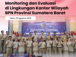 Kantor BPN Tanah Datar Berpartisipasi dalam Kegiatan Monev Layanan Pertanahan yang Digelar oleh Kanwil BPN Sumbar