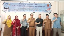 Balai Bahasa Provinsi Sumbar Gelar Bimtek Guru Utama Revitalisasi Bahasa Daerah di Kab.Agam