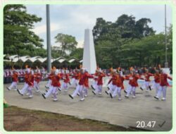 Penampilan Pocil SDN 01 Limokaum di Lapangan Cindua Mato Batusangkar Pukau Ribuan Penonton
