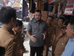 Wako Fadly Amran Tinjau Progres Revitalisasi Blok A Pasar Raya Padang dan Pembangunan Pasar Ulak Karang