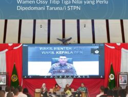 STPN Bentuk Karakter dan Kepemimpinan, Wamen Ossy Titip Tiga Nilai yang Perlu Dipedomani Taruna/i STPN