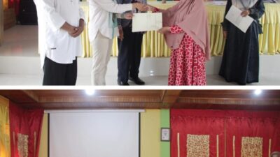 Kantor BPN Tanah Datar Serahkan Sertipikat PTSL di Nagari Salimpaung, Masyarakat Gembira