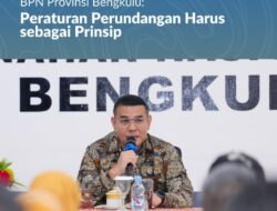 Pesan Wamen Ossy ke Jajaran Kanwil BPN Provinsi Bengkulu: Peraturan Perundangan Harus sebagai Prinsip