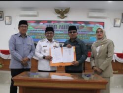 DPRD Tanah Datar Gelar Paripurna Pengesahan Ranperda Perubahan APBD Th 2025