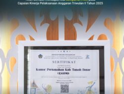 Nilai IKPA Sempurna, Kantah Tanah Datar Terima Penghargaan DJPb Sumbar