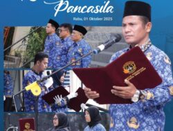 Kantor Pertanahan Kabupaten Tanah Datar Gelar Upacara Peringatan Hari Kesaktian Pancasila Tahun 2025