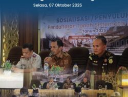 Kantor Pertanahan Kabupaten Tanah Datar Gelar Penyuluhan PTSL di Nagari Balimbing