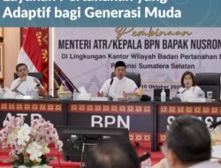 Pembinaan di Kanwil BPN Provinsi Sumsel, Menteri Nusron Tekankan Layanan Pertanahan yang Adaptif bagi Generasi Muda