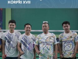 Menteri Nusron dan Wali Kota Palembang Tunjukkan Semangat Sportivitas di Lapangan Bulu Tangkis PORNAS KORPRI XVII