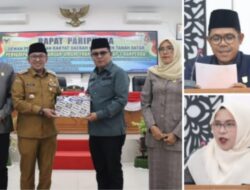 Fraksi Nasdem di DPRD Tanah Datar Berikan Pandangan Umum terhadap Nota Penjelasan Ranperda
