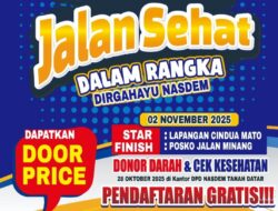 Ayo Meriahkan Gebyar Ulang Tahun Partai Nasdem di Tanah Datar Bertabur Hadiah