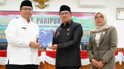Bupati Sampaikan Jawaban atas Pemandangan Umum Fraksi Terhadap Ranperda APBD 2026