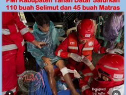 PMI Tanah Datar Salurkan Bantuan 110 Selimut dan 45 Matras untuk Korban Terdampak Banjir, Longsor dan Galodo