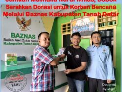 Jamaah Mushalla Nurul Ikhlas Salurkan Donasi Korban Bencana Melalui Baznas Tanah Datar