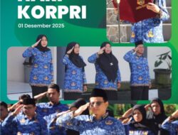 Upacara Peringatan Hari KORPRI ke-54 Digelar Khidmat di Kantor Pertanahan Tanah Datar