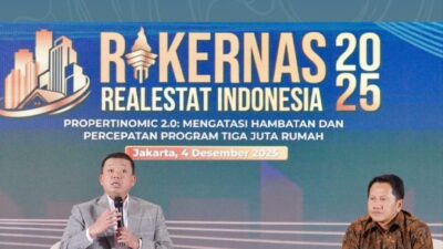 Rakernas REI 2025, Menteri Nusron Ajak Pelaku Industri Perumahan Tidak Lagi Manfaatkan Lahan LP2B