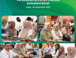 Kantor Pertanahan Kabupaten Tanah Datar Ikuti Monitoring dan Evaluasi PTSL 2025 di Kanwil BPN Sumatera Barat